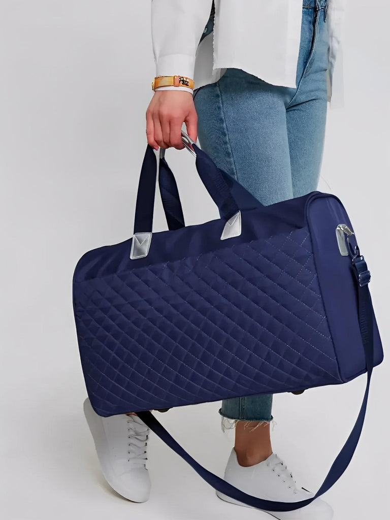 Gepolsterte Reisetasche, leichter Kabinentasche, Sporttasche für Damen, robuste Wochenendtasche, Modell Pélagie