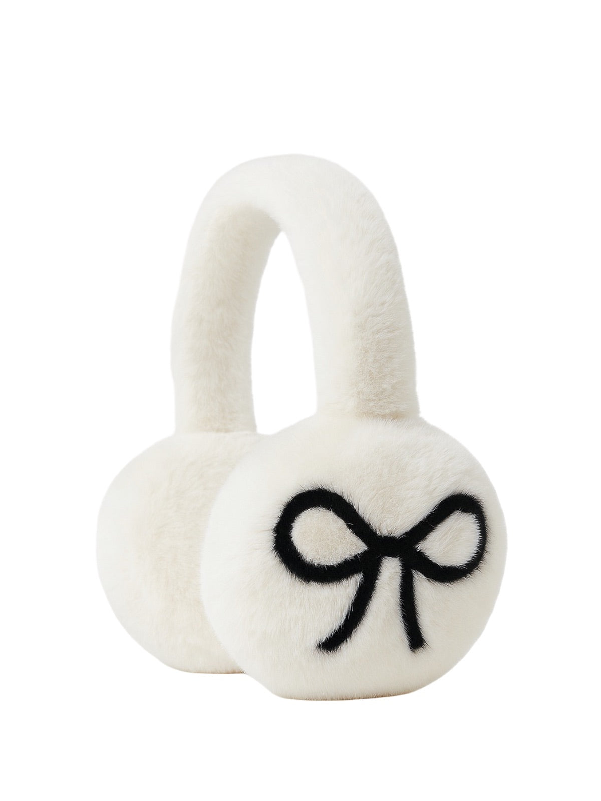 Cache-oreilles femme hiver, fourrure douce éco, motif nœud contrasté, confort thermique, protection vent et froid, accessoire mode cocooning, modèle Diksi