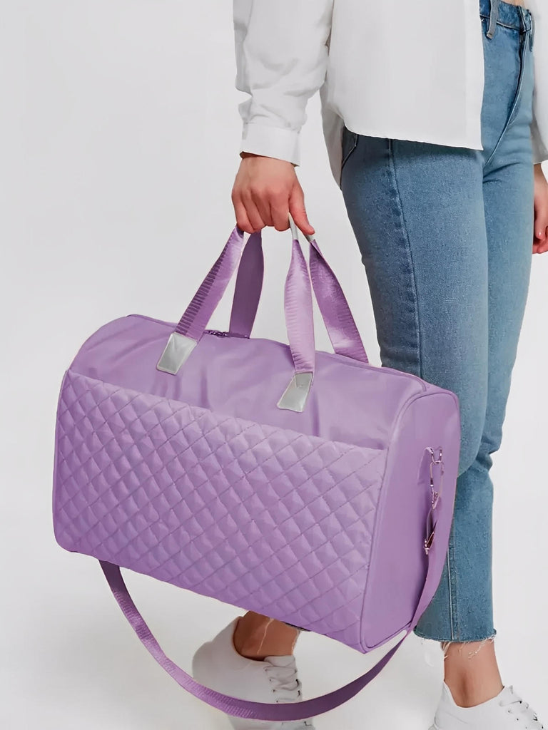 Gepolsterte Reisetasche, leichter Kabinentasche, Sporttasche für Damen, robuste Wochenendtasche, Modell Pélagie