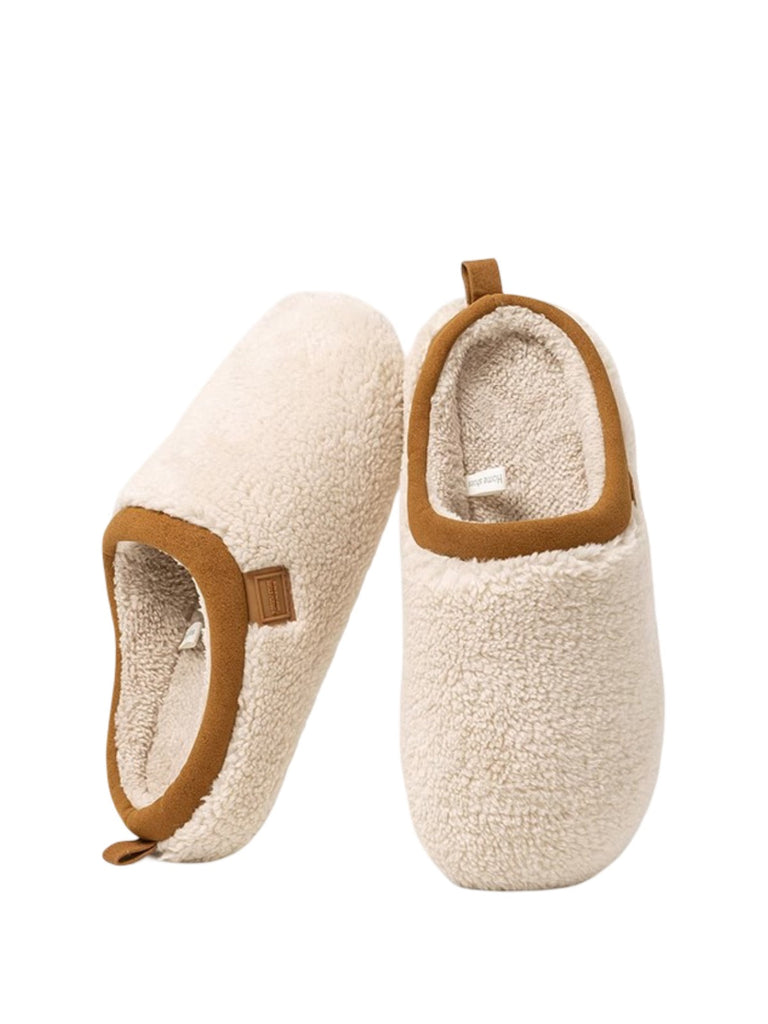 Pantofole invernali imbottite, pantofole calde e confortevoli, pantofole da casa antiscivolo, pantofole unisex, pantofole da interno morbide, mules cocooning, modello Équita