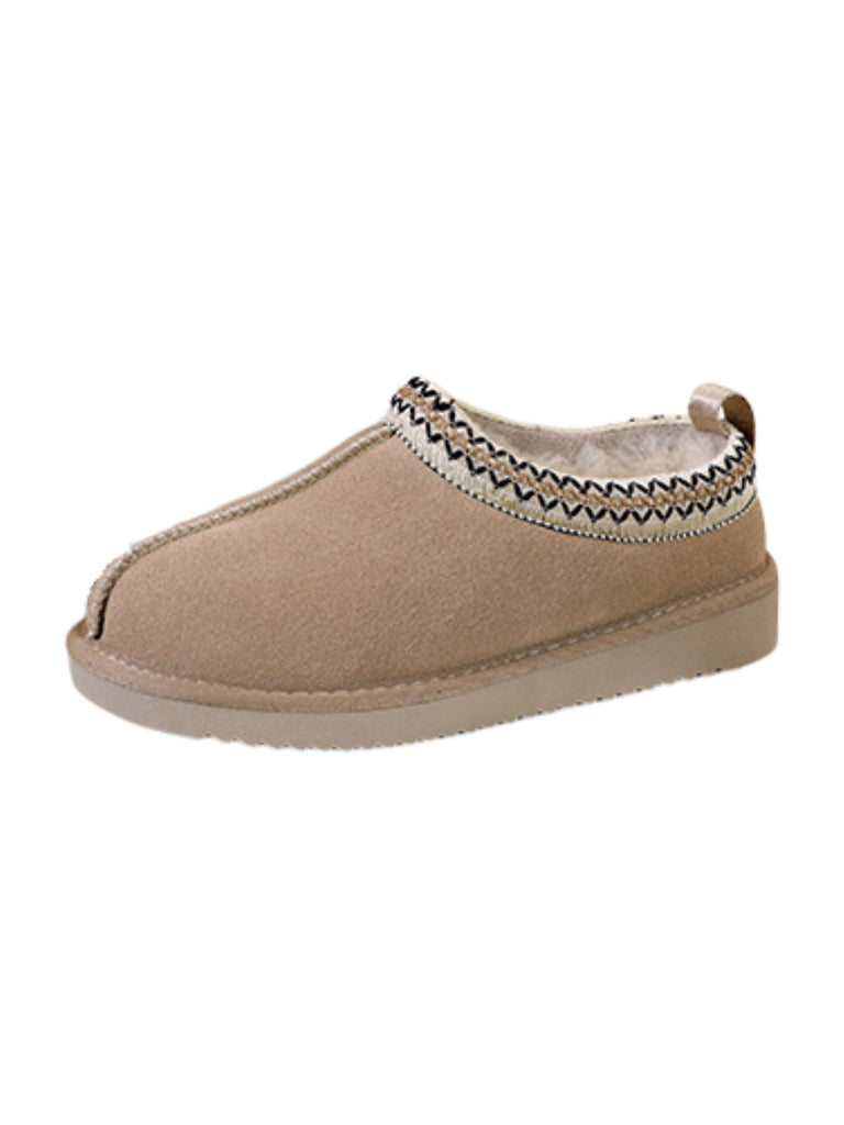 Pantofole donna inverno, pantofole foderate in lana per l'inverno, pantofole suola spessa, comfort per la casa, sneaker invernale, modello Sinda