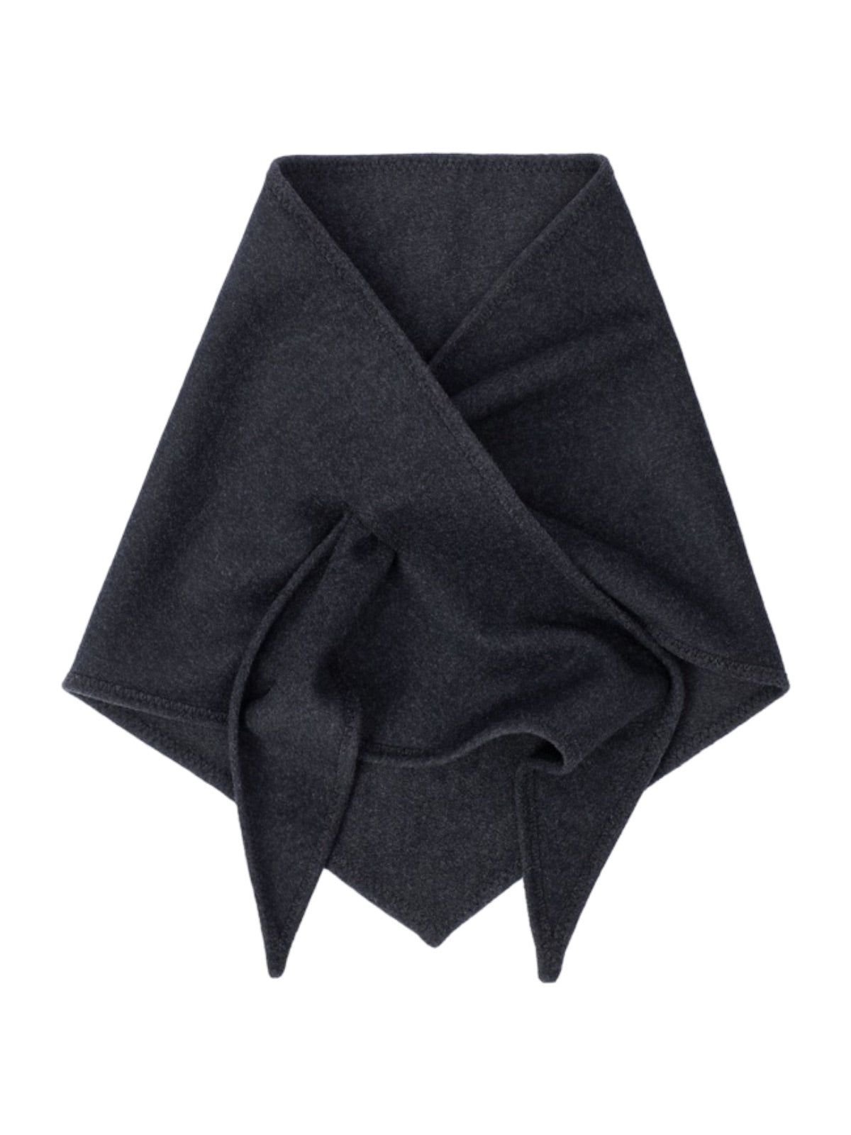 Châle triangle uni femme, écharpe douce hiver, châle chaud épaule, foulard grand format, accessoire mode minimaliste, modèle Azena