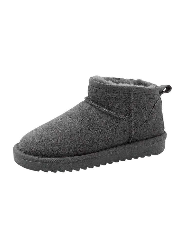 Pantofole donna inverno, pantofole imbottite calde da interno antiscivolo, stivaletti corti comfort, modello Nezdine