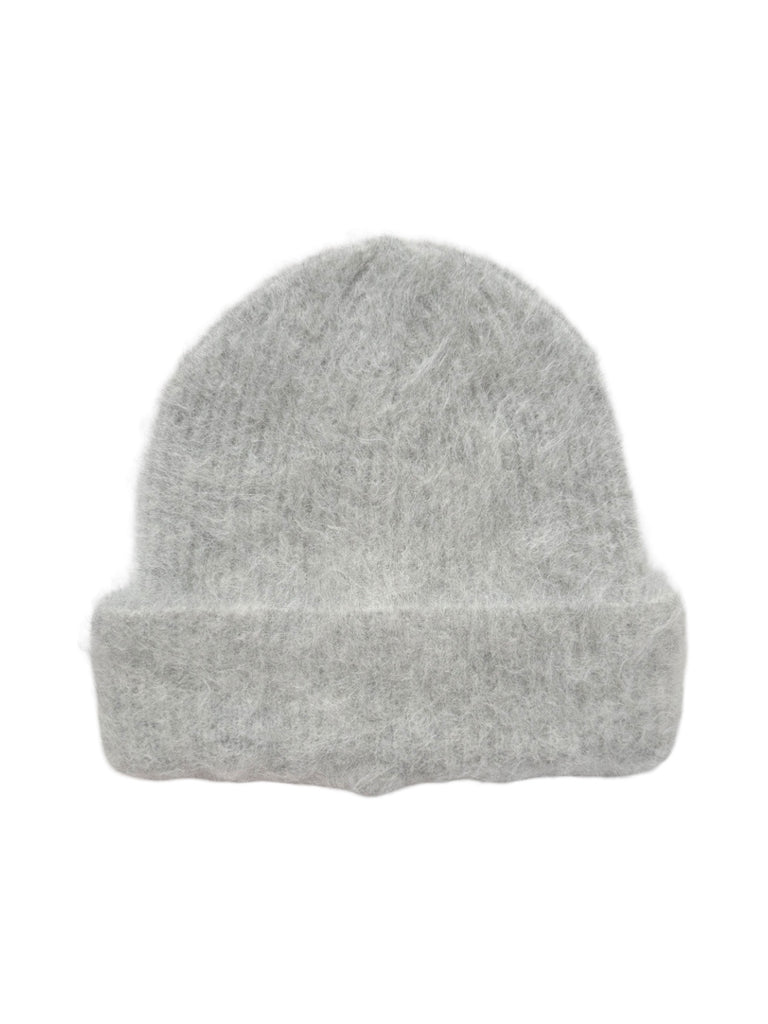Bonnet en laine mohair d'alpaga duveteux, toucher doux et chaud, look épuré et moderne, couleur unie ou contrastée, parfait pour l’hiver, modèle Skia