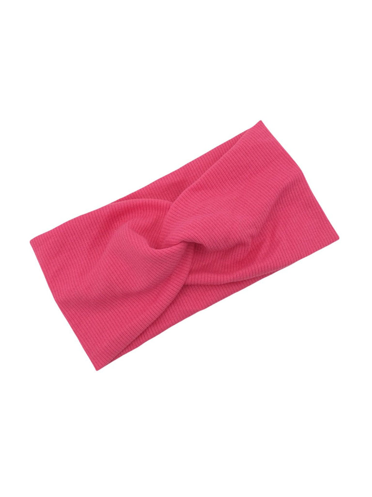 Bandeau femme large en coton extensible, accessoire de coiffure confortable pour sport, yoga, quotidien et maquillage, modèle Fresha - Bandeau pour cheveux - Fuschia