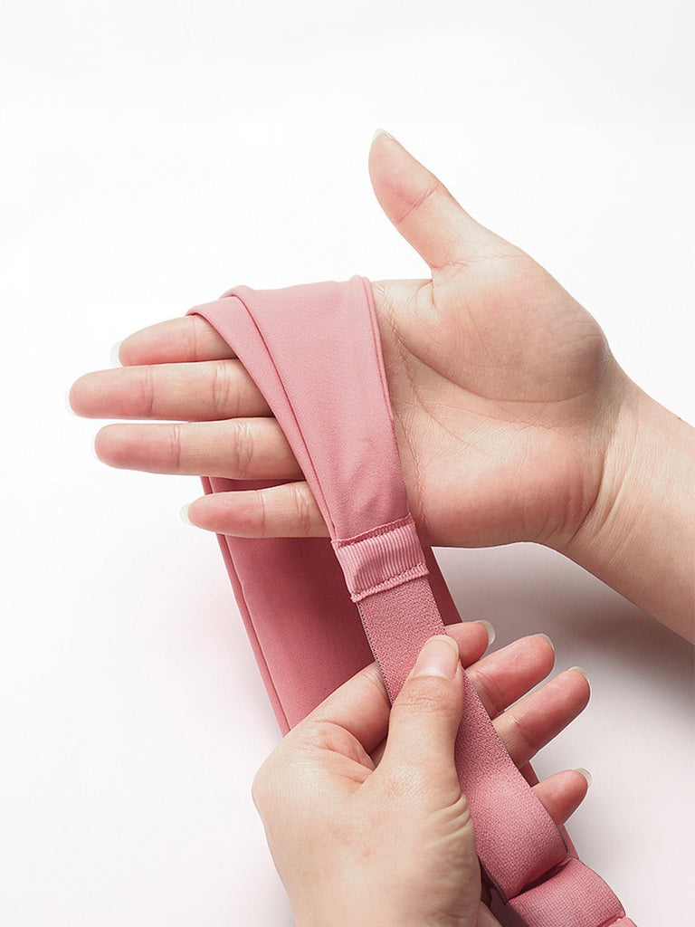 Bandeau sport anti - transpiration, bandeau fitness élastique, bandeau yoga respirant, serre - tête course à pied, bandeau cheveux unisexe, modèle Yelda - Bandeau pour cheveux - Bleu