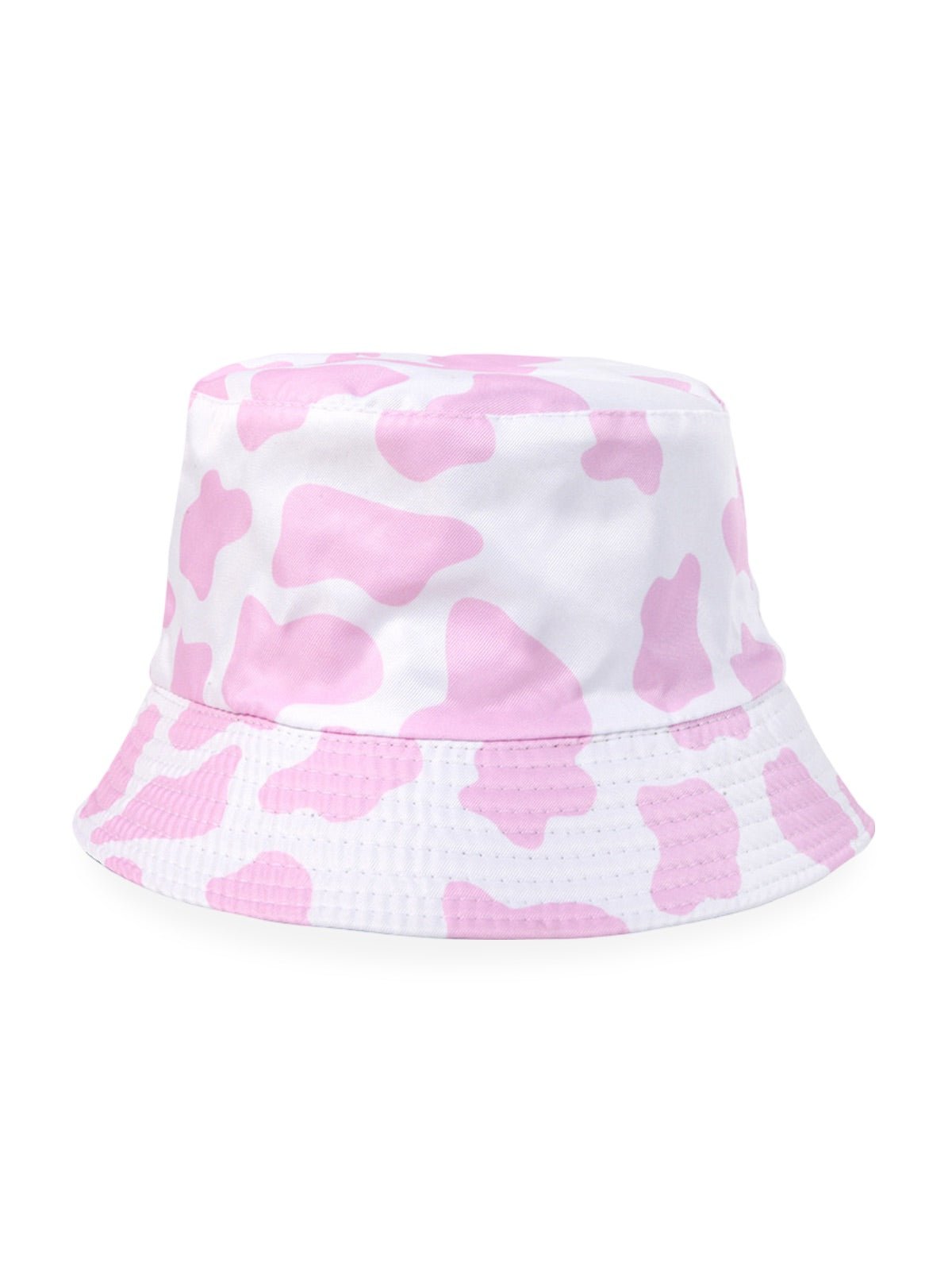 Bob vache réversible, chapeau été, protection UV, imprimé tendance, style unique, modèle Cowa - Bob - Rose