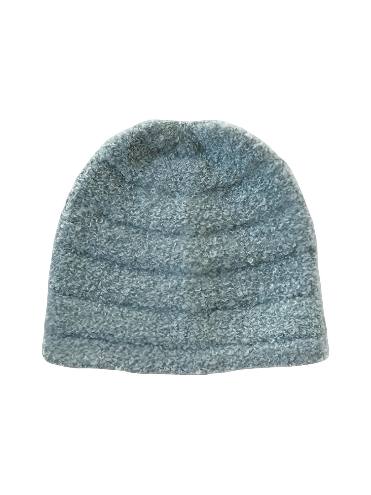 Berretto caldo donna inverno, accessorio a maglia testurizzata, lana bouclé confortevole, copricapo morbido e ampio, stile unisex di tendenza, look streetwear invernale, modello Bernie