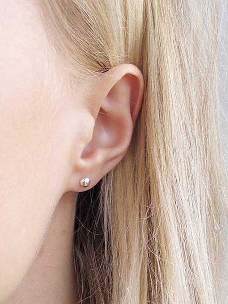 Boucles d’oreilles clip acier inoxydable, géométriques modernes, sans perçage, plaqué or, style européen américain, modèle Nelly - Boucles d'oreilles - Argent 30 mm