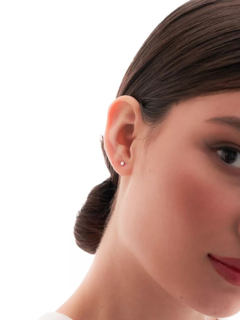 Boucles d’oreilles rondes acier inoxydable, petites créoles lisses, géométrie simple, finition brillante, modèle Euphroisie - Boucles d'oreilles - Or 12 mm