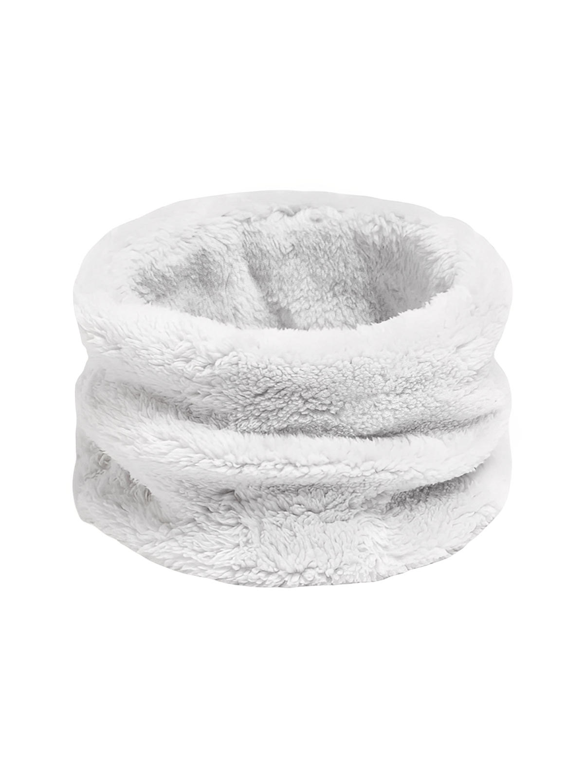 Cache - cou doux femme, homme, hiver, chaud, polaire, corail, tour de cou, col chaud, accessoire hiver, couleur unie, modèle Damida - Cache - cou - Gris clair