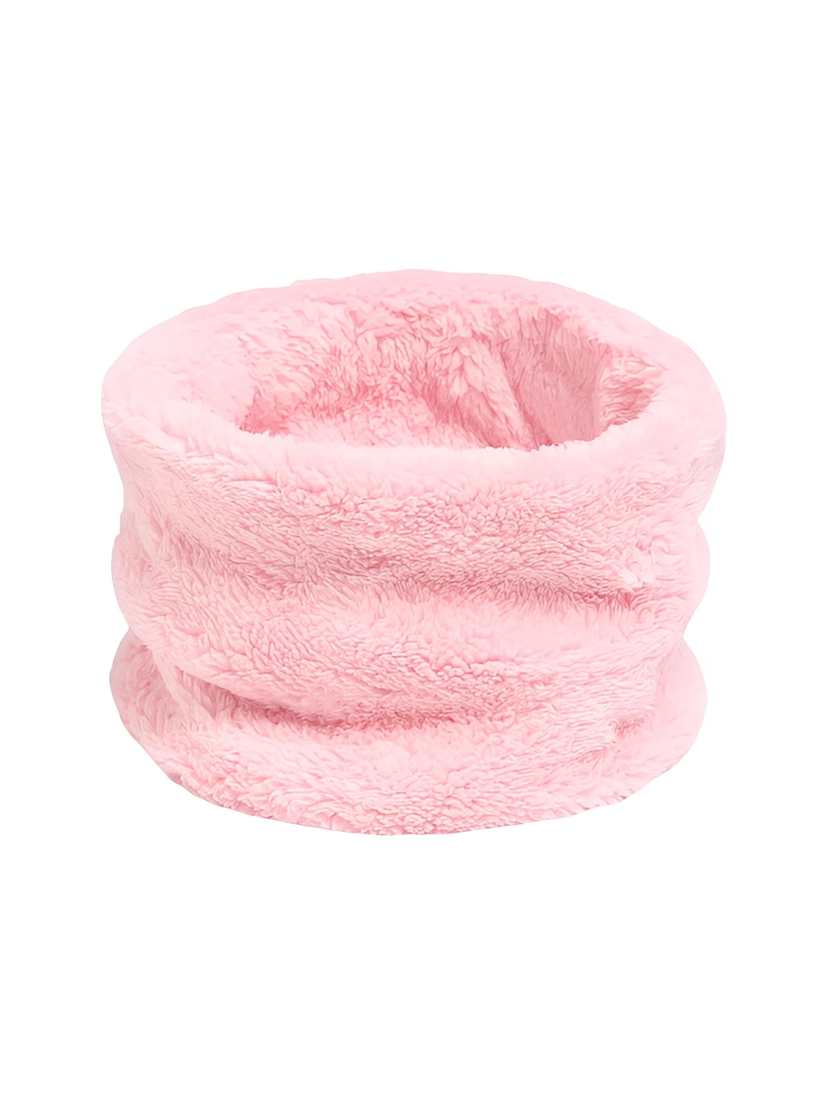 Cache - cou doux femme, homme, hiver, chaud, polaire, corail, tour de cou, col chaud, accessoire hiver, couleur unie, modèle Damida - Cache - cou - Rose