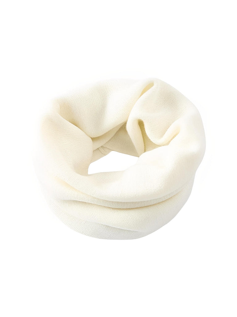 Merinowoll-Schlauchschal, beheizbarer Unisex-Kragen, weicher Schlauchschal, warmer Strick, Winter, Komfort, Nackenschutz, schlichter Stil, Modell Junon