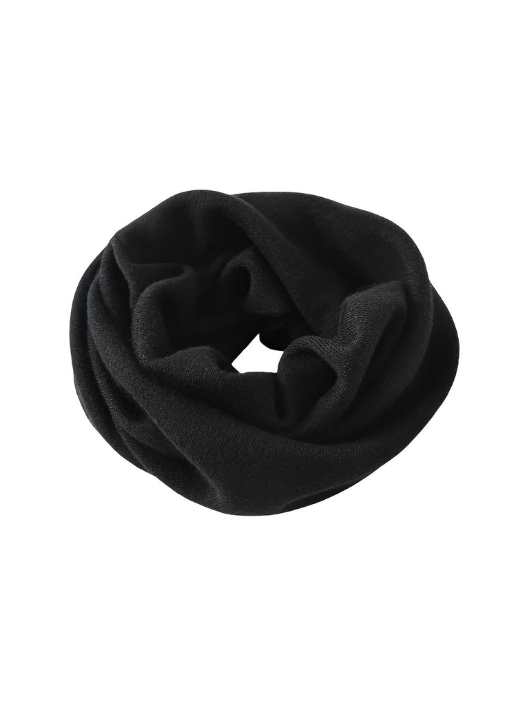 Merinowoll-Schlauchschal, beheizbarer Unisex-Kragen, weicher Schlauchschal, warmer Strick, Winter, Komfort, Nackenschutz, schlichter Stil, Modell Junon