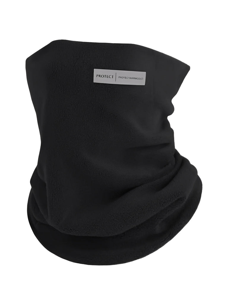 Cache - cou polaire hiver, tour de cou chaud, protection coupe - vent, doux et respirant, accessoire unisexe outdoor, modèle Kaï - Cache - cou - Noir