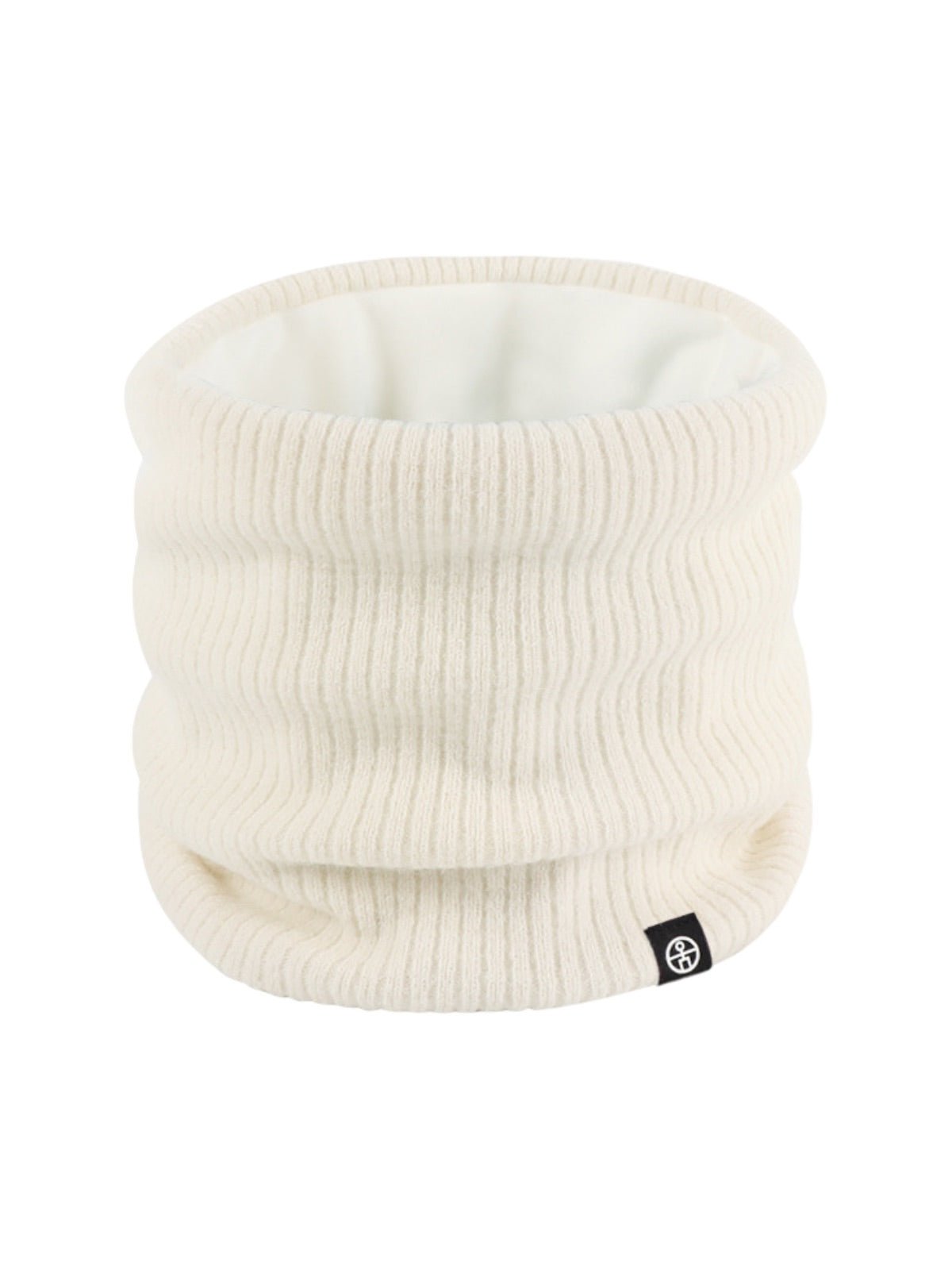 Cache - cou tricoté, col tube chaud, tour de cou hiver, doux et extensible, unisexe, protection froid, couleur unie, confort quotidien, modèle Danire - Cache - cou - Blanc