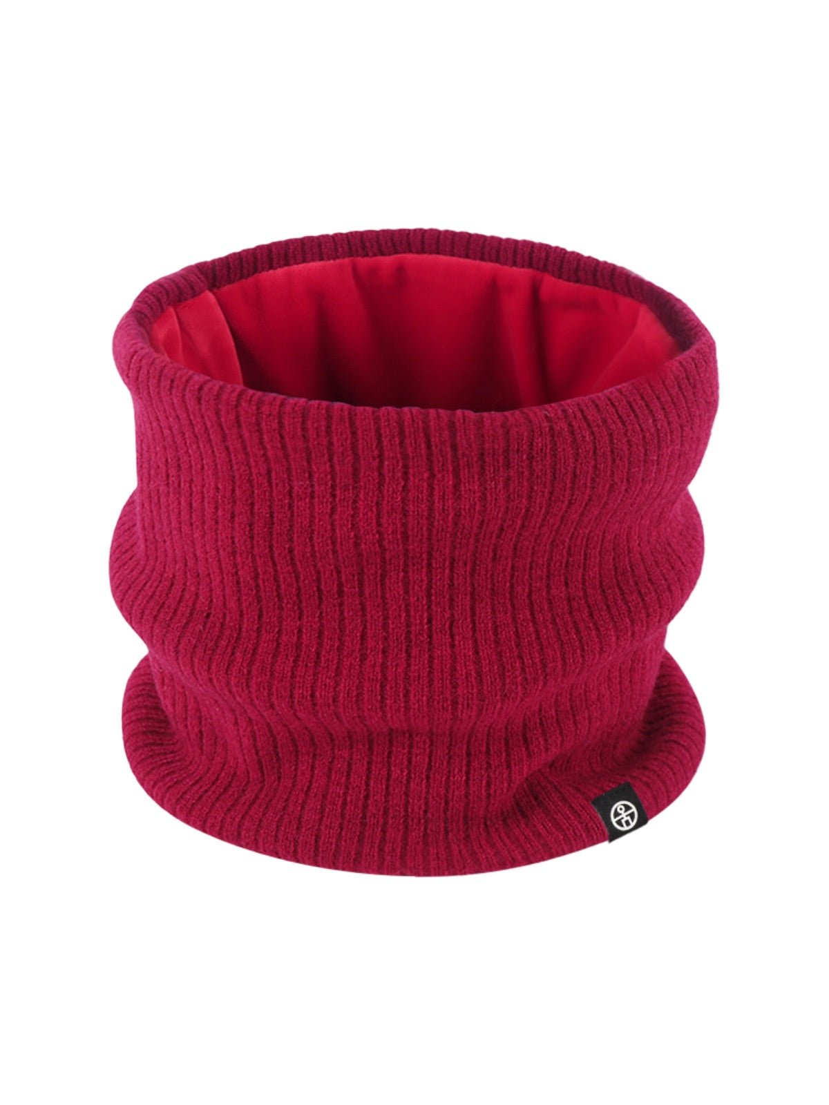 Cache - cou tricoté, col tube chaud, tour de cou hiver, doux et extensible, unisexe, protection froid, couleur unie, confort quotidien, modèle Danire - Cache - cou - Fuschia