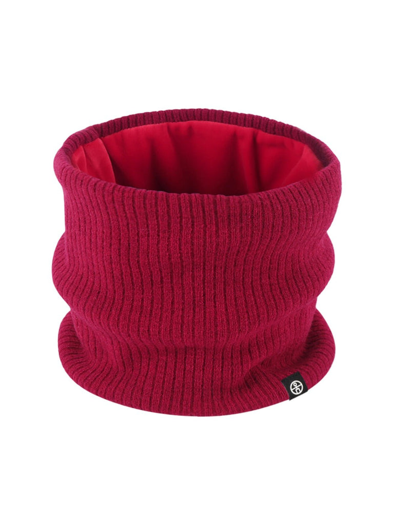 Cache - cou tricoté, col tube chaud, tour de cou hiver, doux et extensible, unisexe, protection froid, couleur unie, confort quotidien, modèle Danire - Cache - cou - Fuschia