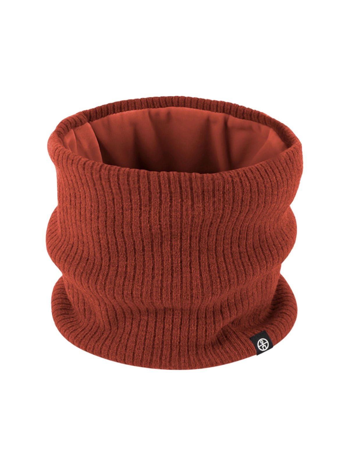 Cache - cou tricoté, col tube chaud, tour de cou hiver, doux et extensible, unisexe, protection froid, couleur unie, confort quotidien, modèle Danire - Cache - cou - Orange foncé