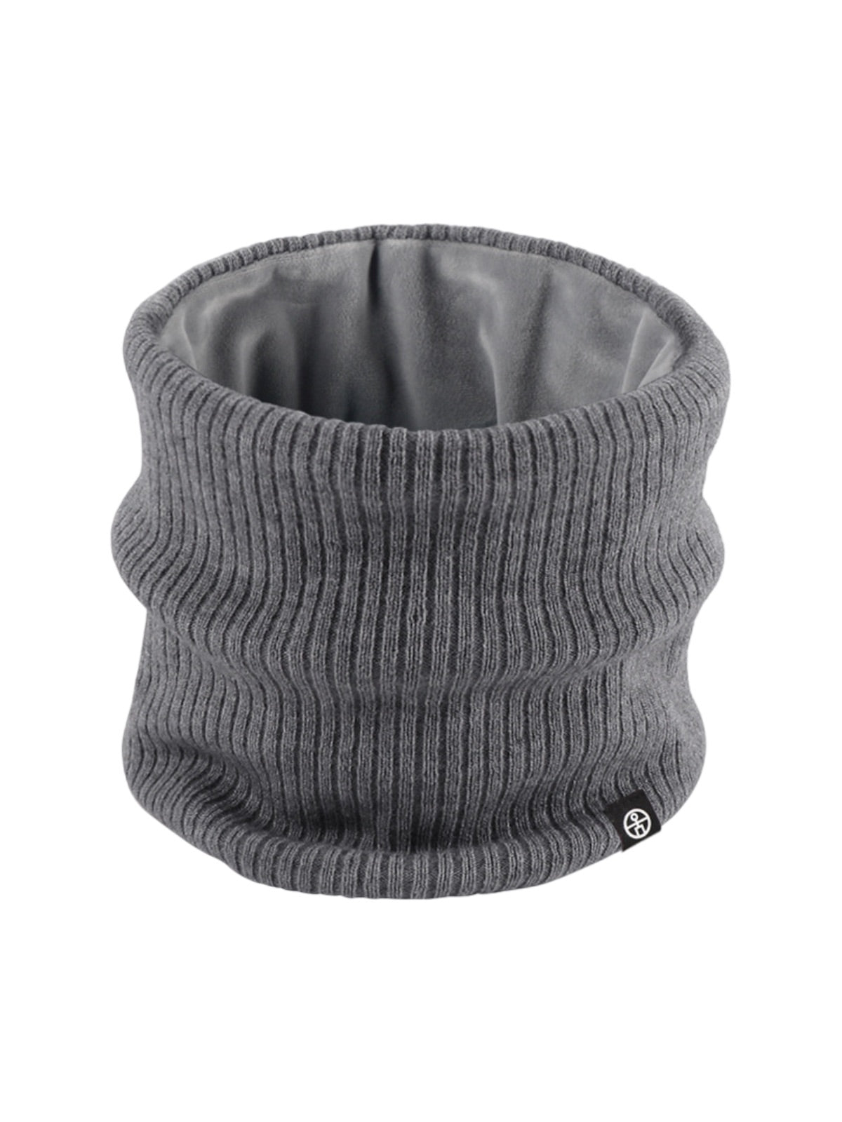 Cache - cou tricoté, col tube chaud, tour de cou hiver, doux et extensible, unisexe, protection froid, couleur unie, confort quotidien, modèle Danire - Cache - cou - Gris foncé