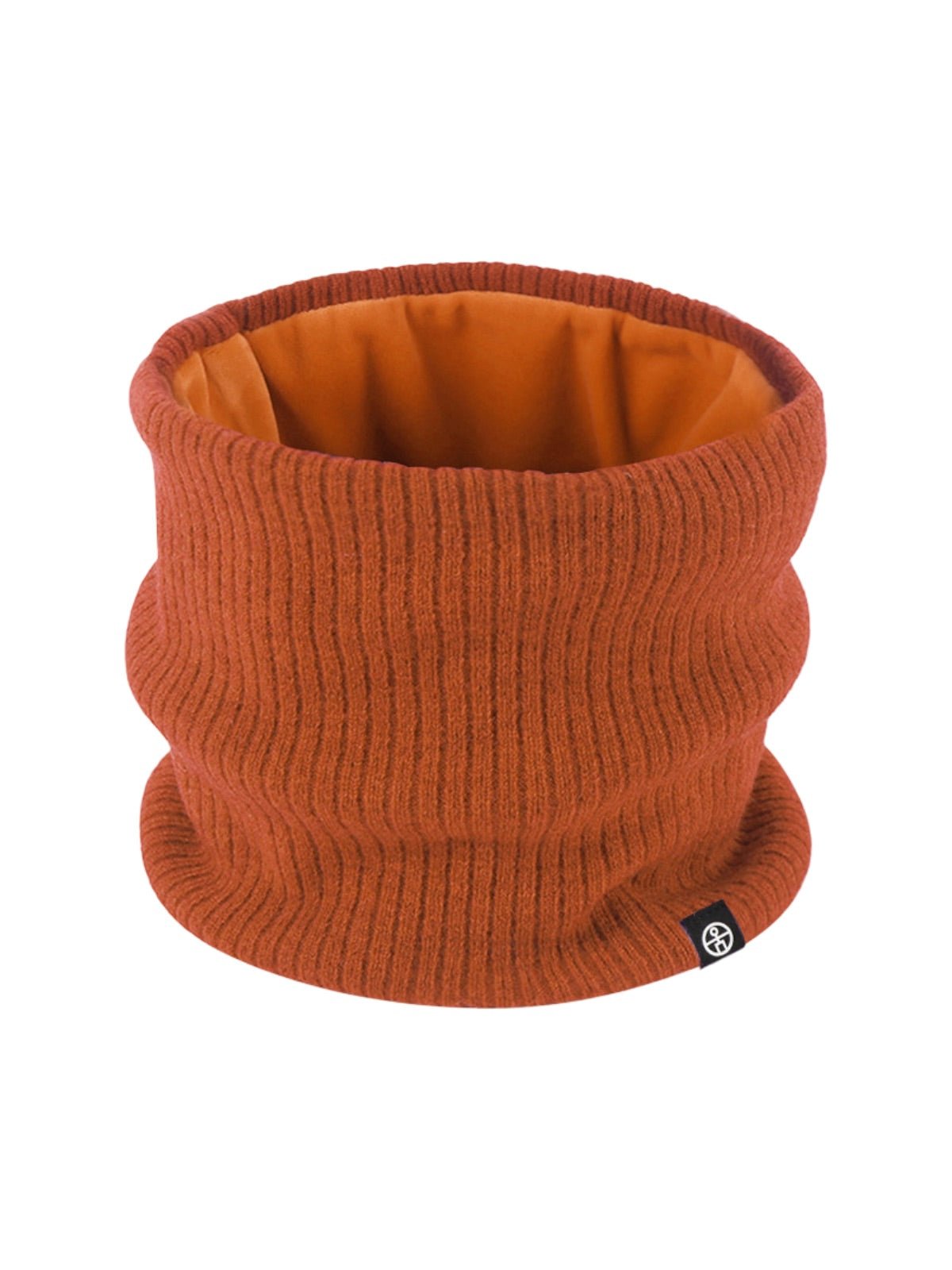 Cache - cou tricoté, col tube chaud, tour de cou hiver, doux et extensible, unisexe, protection froid, couleur unie, confort quotidien, modèle Danire - Cache - cou - Orange