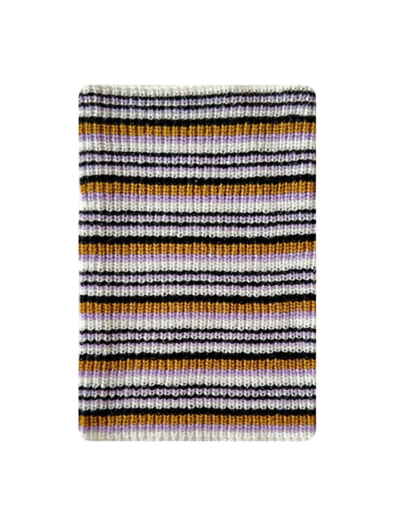 Cache - cou tricoté rayé, laine et acrylique, col doux hiver, protection cou, chaleur cocooning pour femme, modèle Birkane - Cache - cou - Multicolore 2