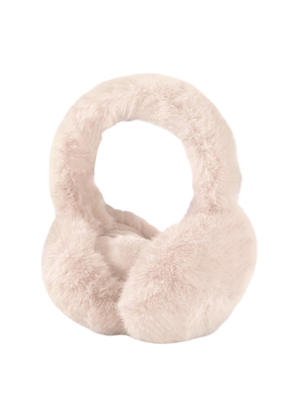 Cache - oreilles doux en fausse fourrure, accessoire chaud pour l’hiver, cache - oreilles pliable et léger, protection contre le froid et le vent, confort moelleux, modèle Jound - Cache - oreilles - Beige