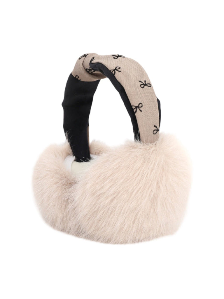 Cache - oreilles doux hiver femme, cache - oreilles chaud pliable, serre - tête en fausse fourrure, cache - oreilles moelleux, protection anti - froid élégante, modèle Josiane - Cache - oreilles - Beige