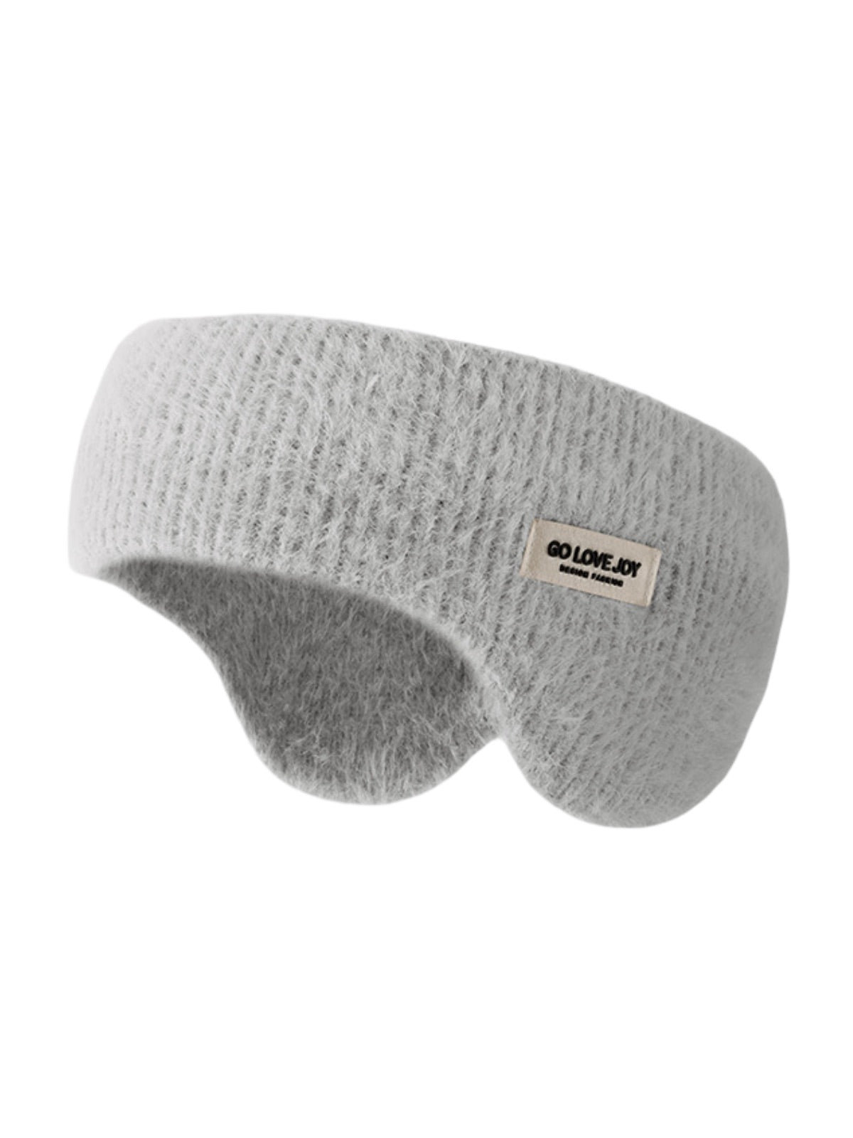 Cache - oreilles hiver doux, bandeau chaud, protection anti - froid, confort moelleux, accessoire de sport, style décontracté, modèle Sadire - Cache - oreilles - Gris