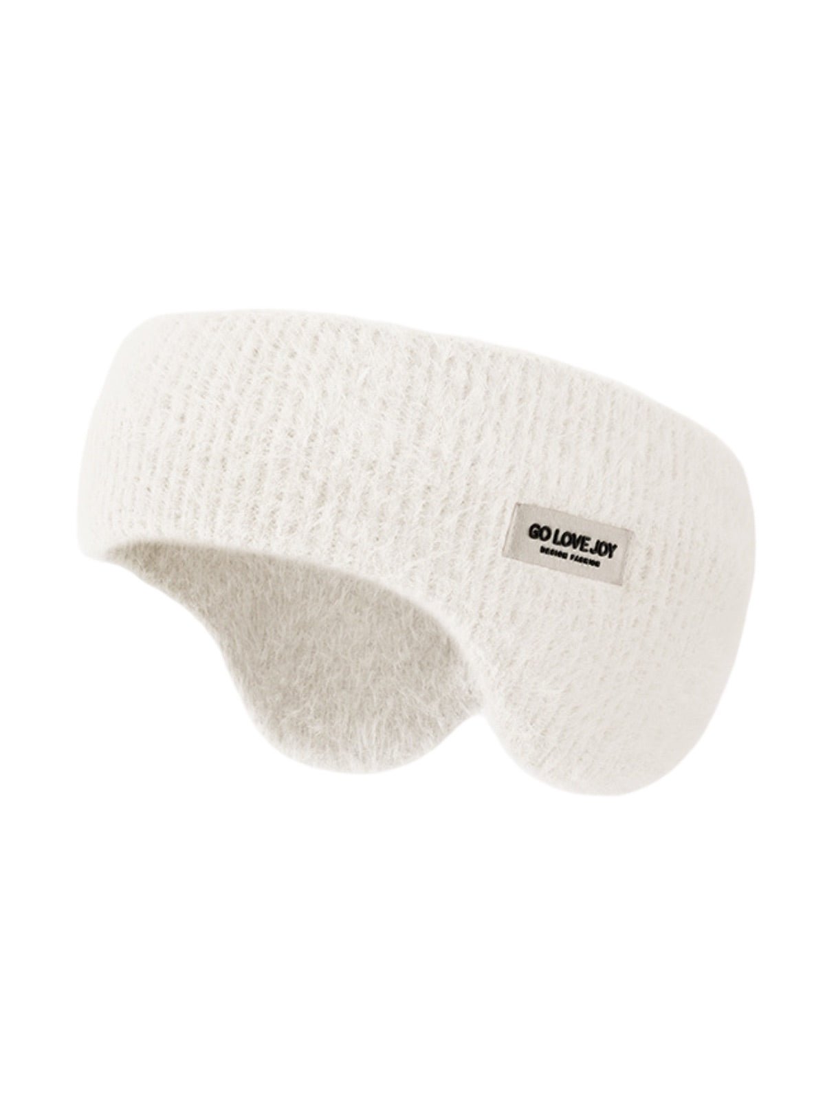 Cache - oreilles hiver doux, bandeau chaud, protection anti - froid, confort moelleux, accessoire de sport, style décontracté, modèle Sadire - Cache - oreilles - Blanc