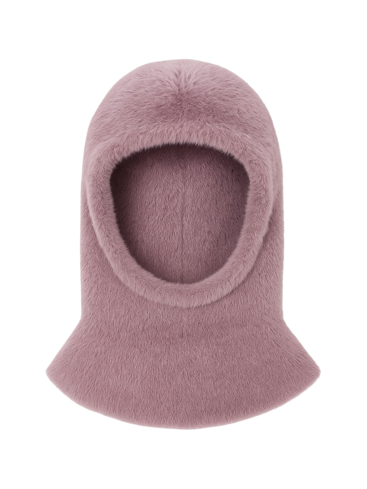 Cagoule douce fausse fourrure, bonnet balaclava chaud hiver, cagoule unisexe, cagoule polaire colorée, cagoule tricotée douce, cagoule confort cocon, modèle Parkie - Écharpe - Lavande