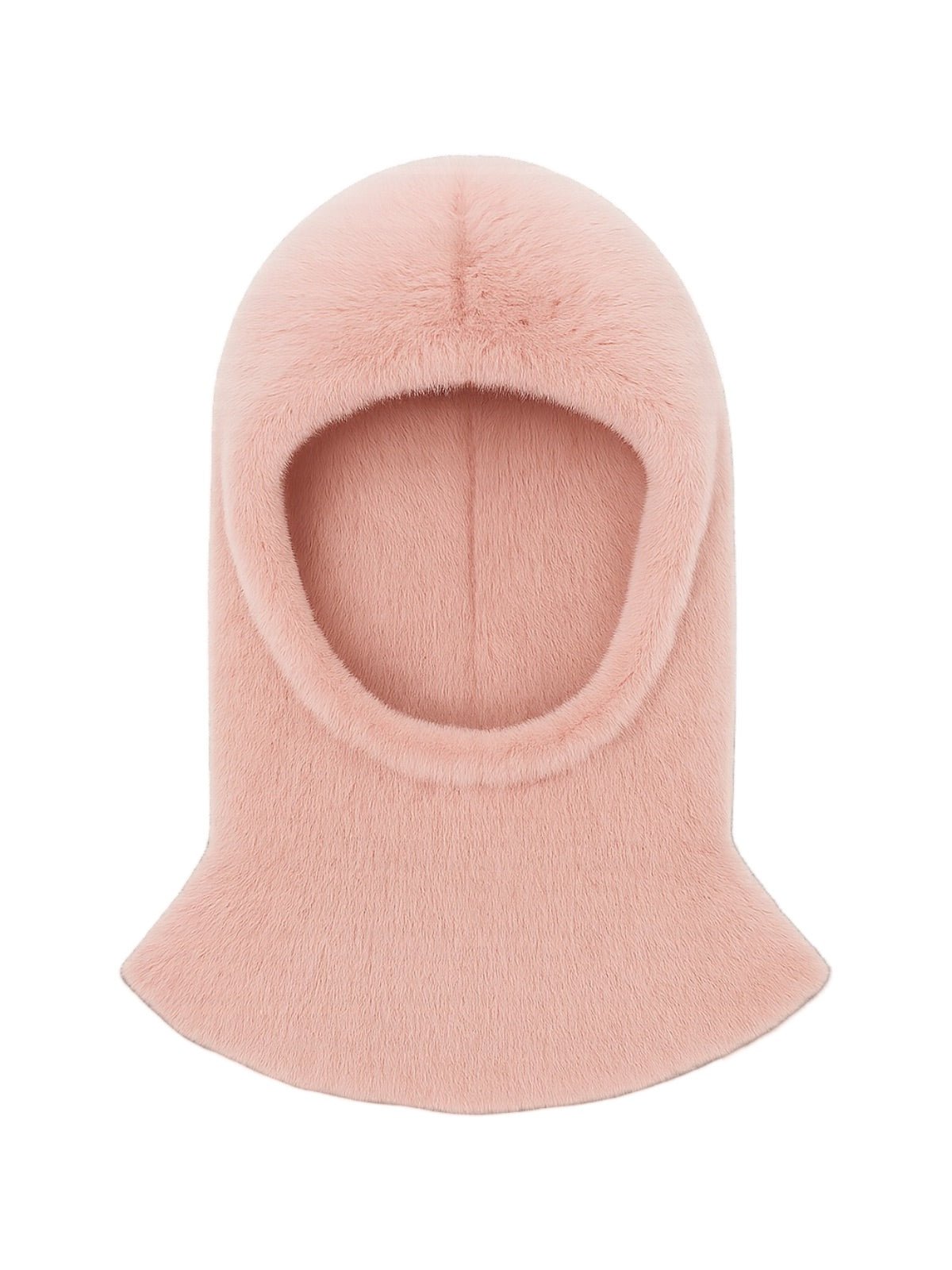 Cagoule douce fausse fourrure, bonnet balaclava chaud hiver, cagoule unisexe, cagoule polaire colorée, cagoule tricotée douce, cagoule confort cocon, modèle Parkie - Écharpe - Rose