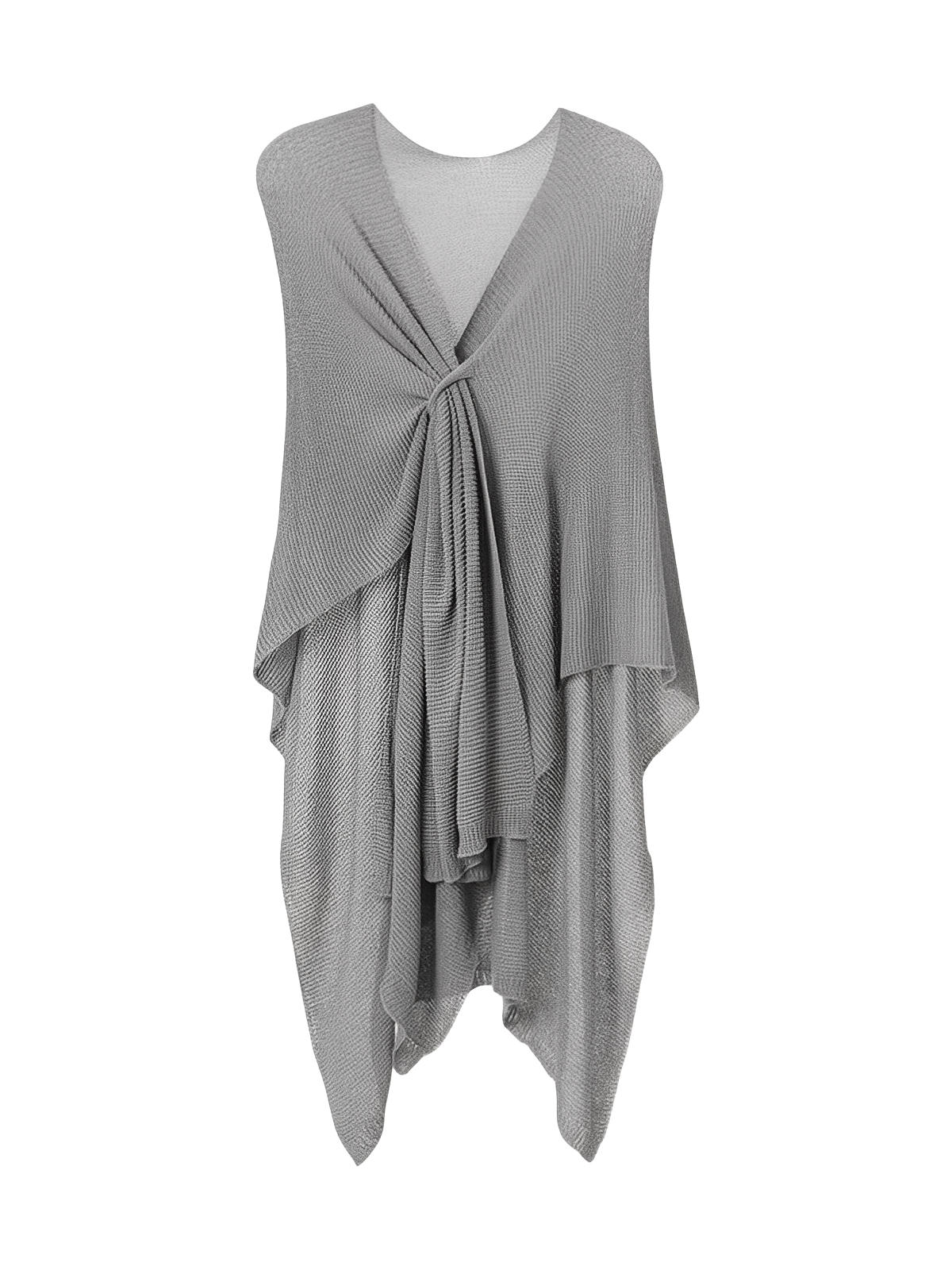 Châle léger en maille fine, châle femme doux, châle long cocooning, accessoire mode printemps été, châle respirant confortable, modèle Opianne
