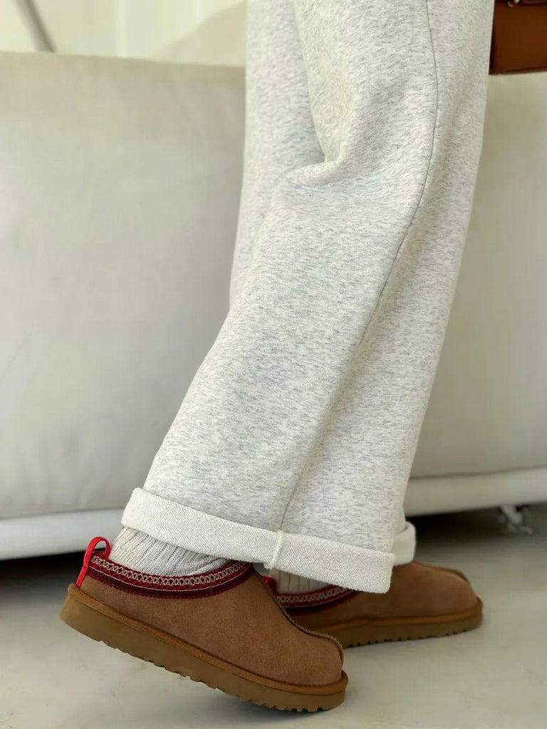 Chaussons femme hiver, chaussons fourrés laine pour l'hiver, chaussons semelle épaisse, confort maison, basket d'hiver, modèle Sinda - Chaussons - Camel 3XS