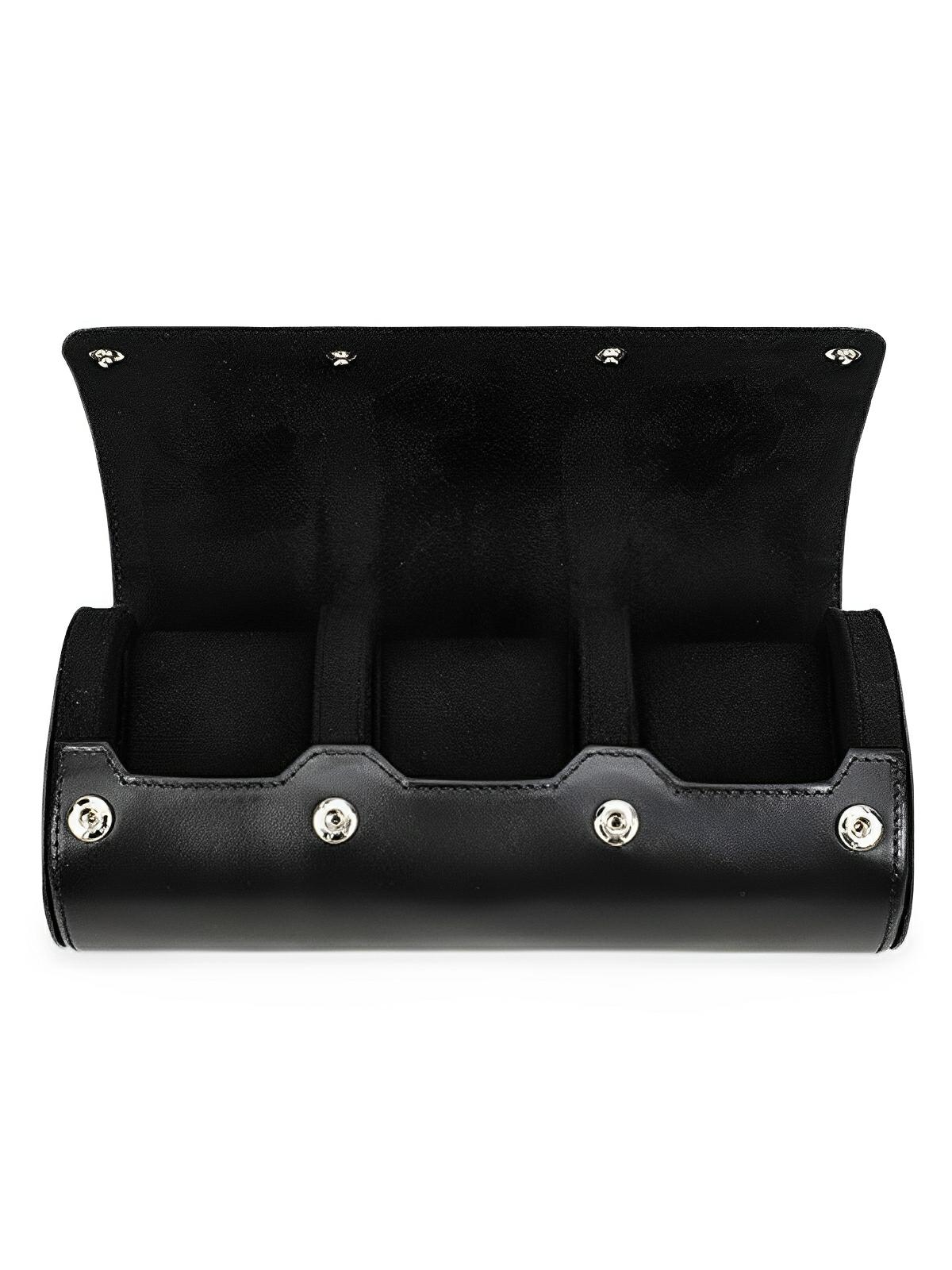 Coffret à montres, en cuir, aspect distingué, modèle Hugues - Coffret - Noir