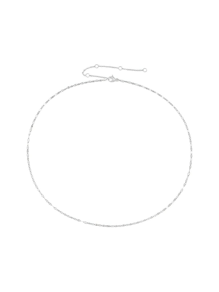 Collier chaîne femme, acier inoxydable, doré ou argenté, clavicule, maillons fins, style minimaliste, modèle Kelline - Collier - Or 35+3cm