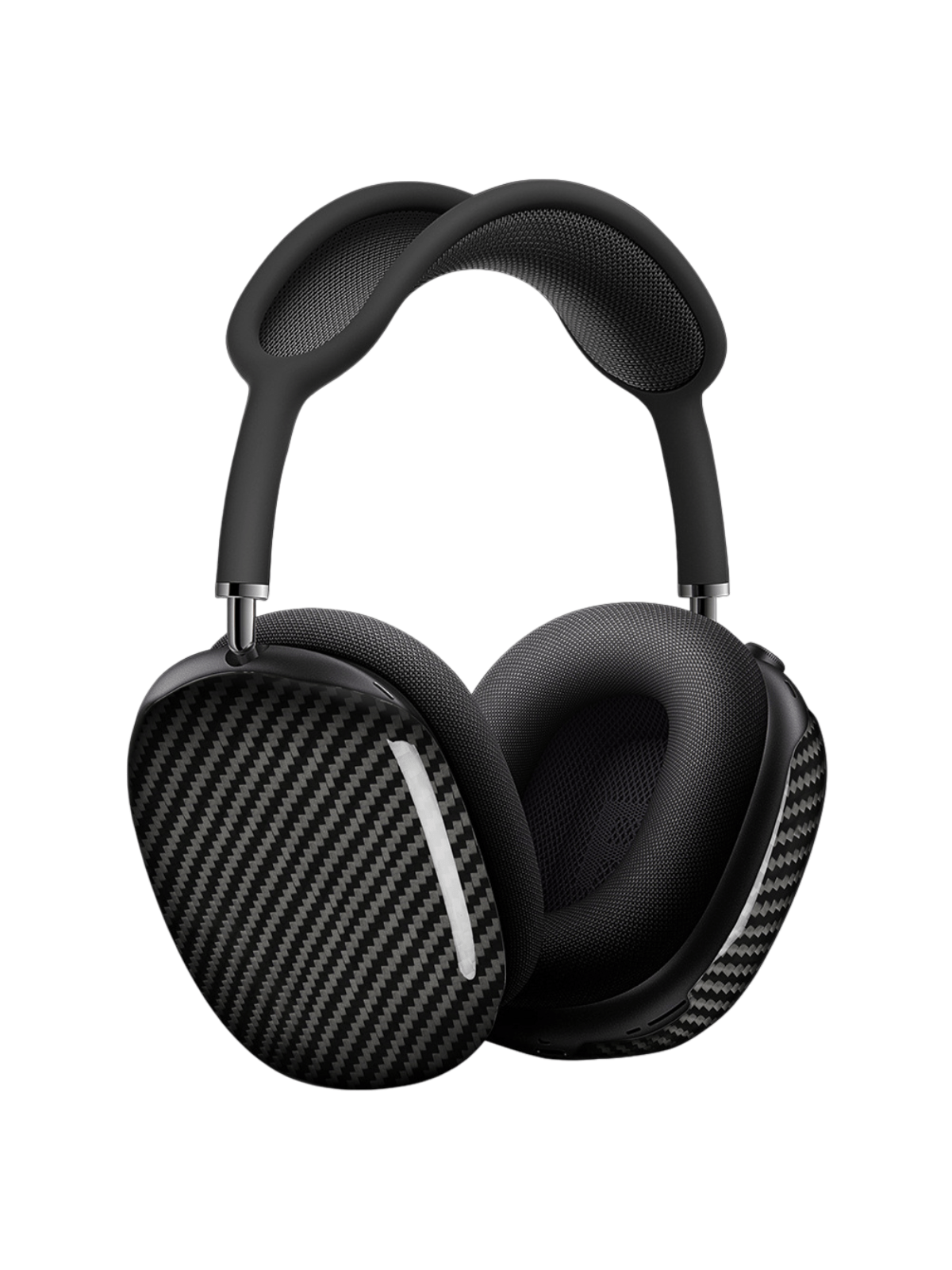 Coque AirPods Max carbone, protection intégrale, design léger, texture fibre carbone, accessoire premium, modèle Eryx - Accessoire AirPods Max - Carbone