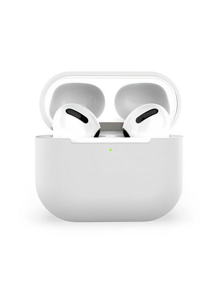 Coque de protection AirPods 3, protection antichoc, couleur unie, LED visible, modèle Nova - Écouteurs sans fil - Gris