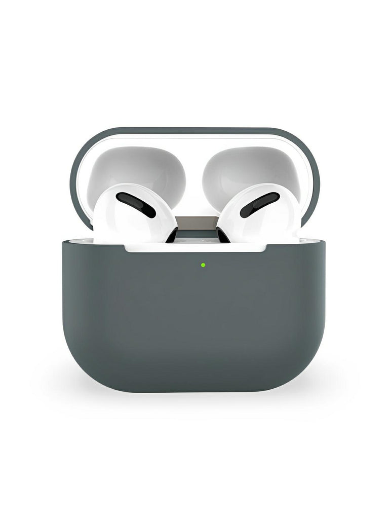 Coque de protection AirPods 3, protection antichoc, couleur unie, LED visible, modèle Nova - Écouteurs sans fil - Vert