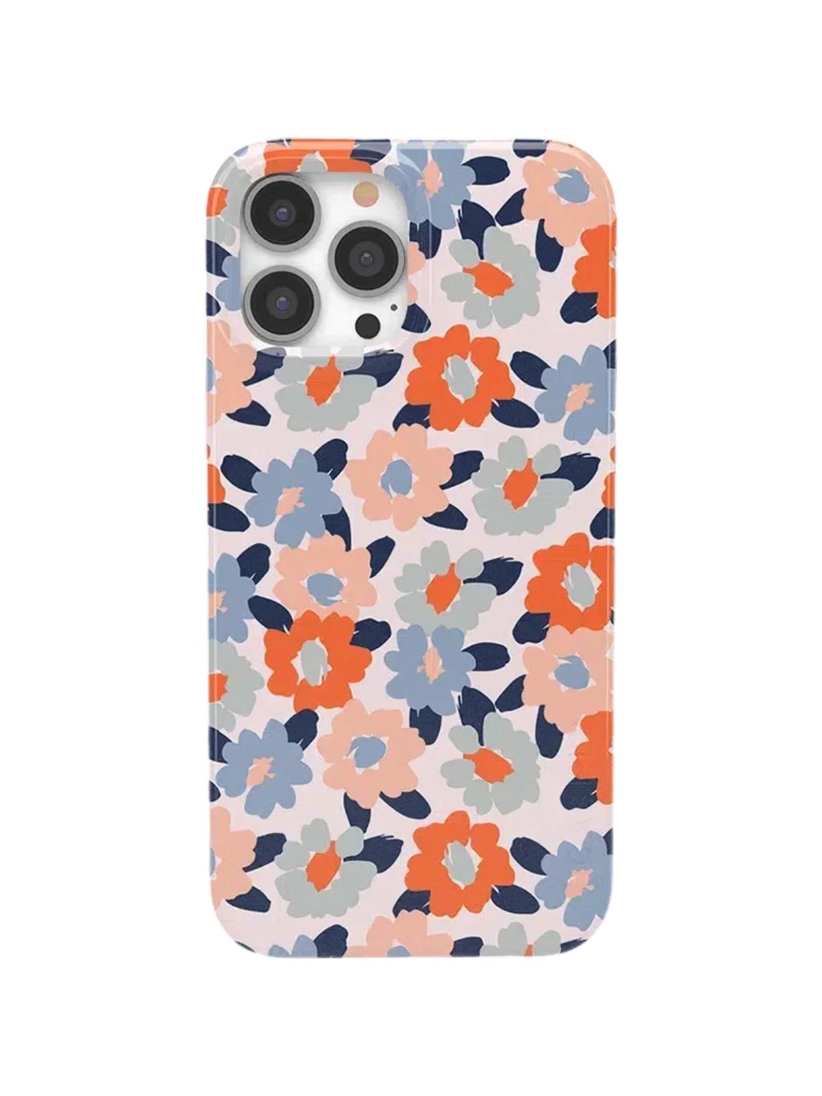 Coque iPhone fleurie, protection florale iPhone, coque MagSafe fleurie, coque antichoc fleur pastel, étui iPhone motif floral, modèle Elancia - Coque iPhone - Multicolore iPhone X