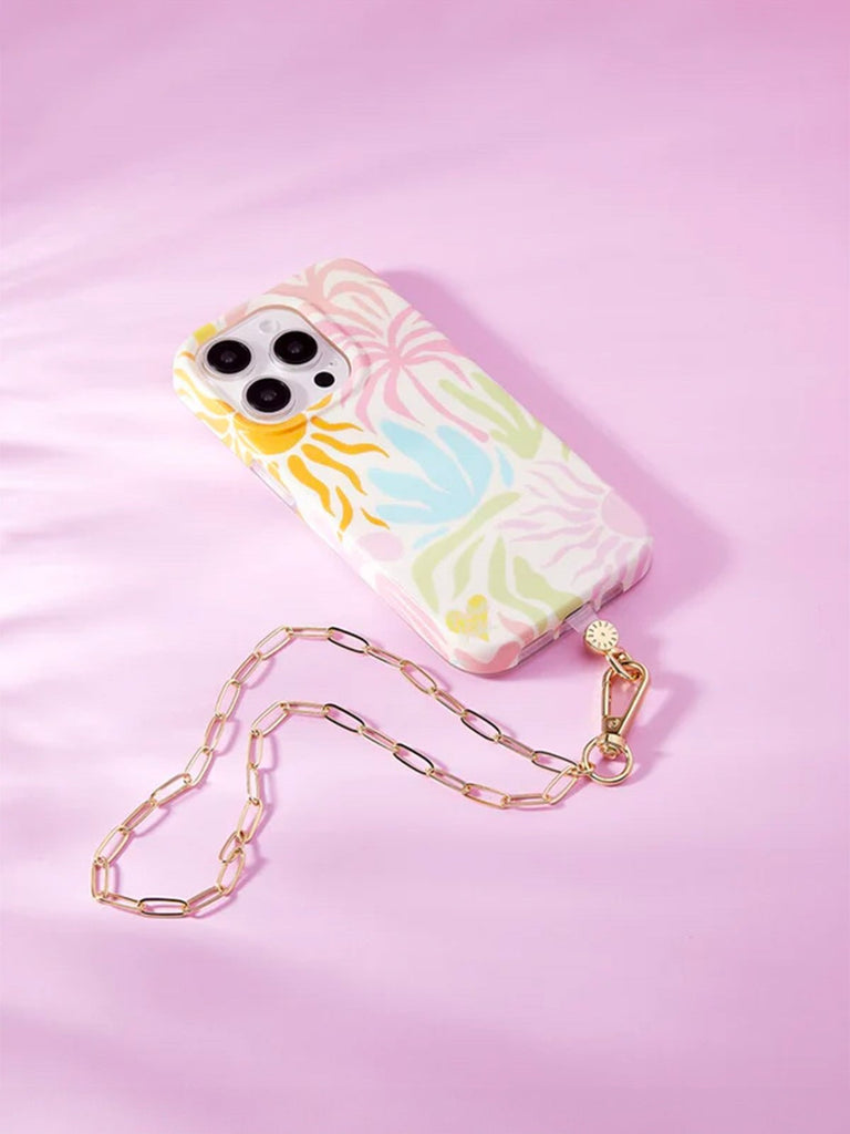Coque iPhone tropicale, protection colorée, fleurs abstraites, design artistique, collection été, compatible MagSafe, modèle Tropica - Coque iPhone - Multicolore iPhone 11