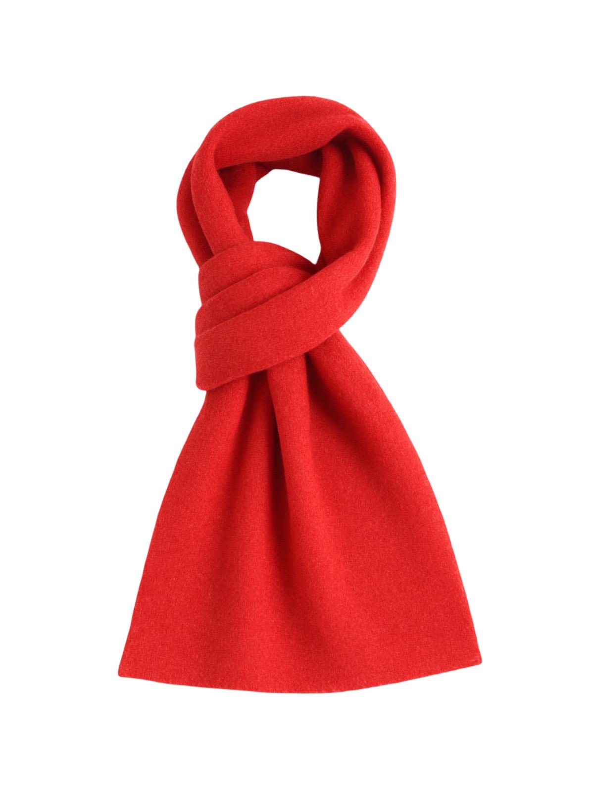 Écharpe chaude en laine, douceur enveloppante pour l’hiver, parfaite pour les journées froides, accessoire incontournable du quotidien, pour l'homme moderne, modèle Mike - Écharpe - Rouge