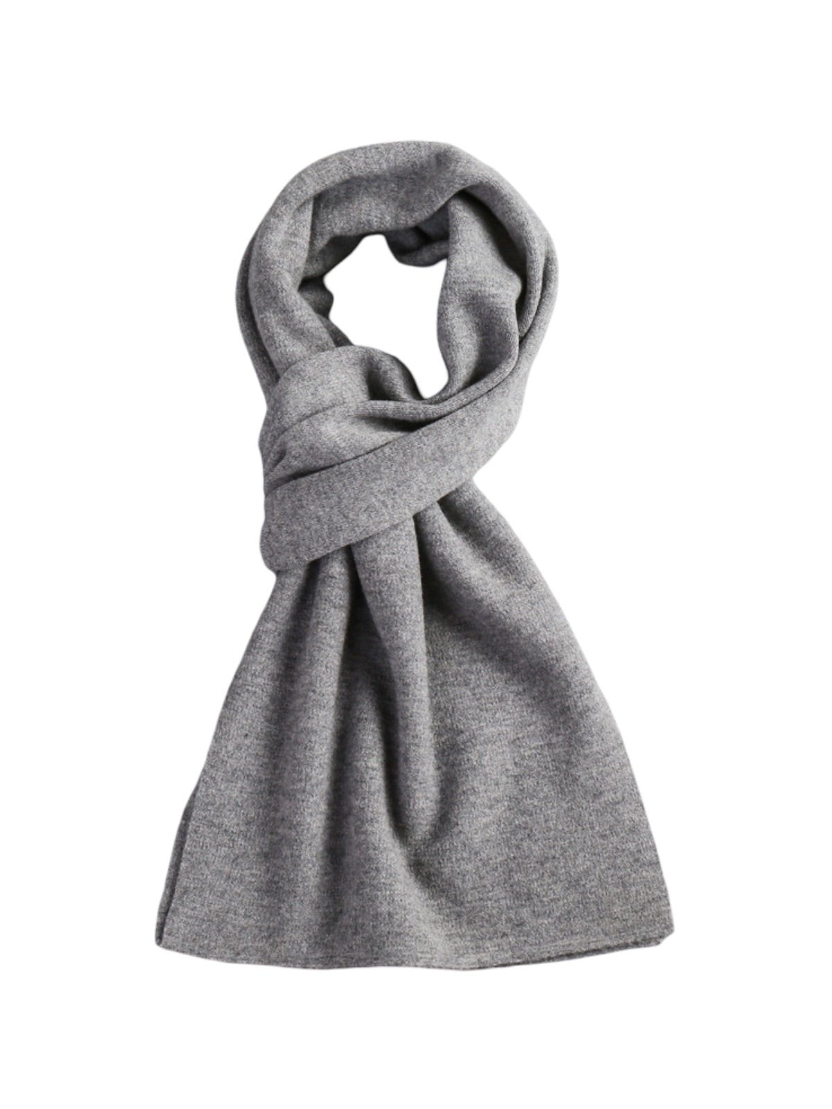 Écharpe chaude en laine, douceur enveloppante pour l’hiver, parfaite pour les journées froides, accessoire incontournable du quotidien, pour l'homme moderne, modèle Mike - Écharpe - Gris clair