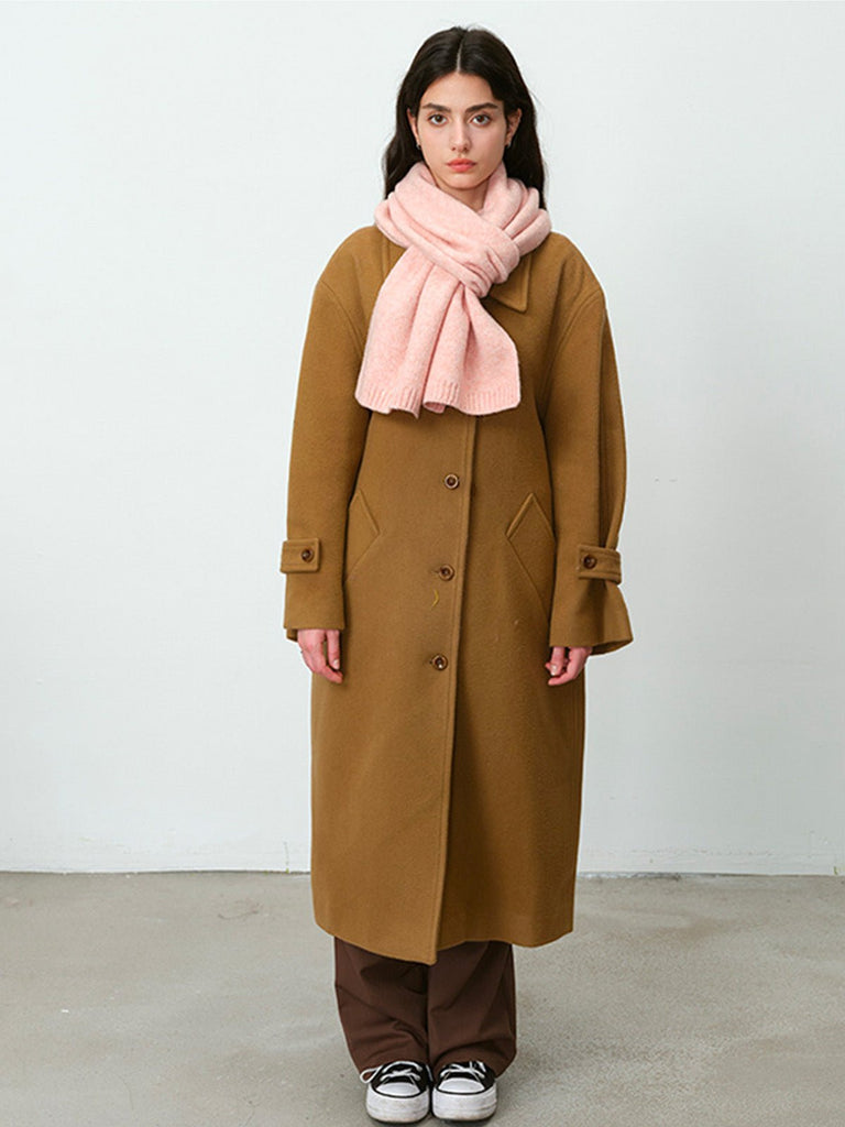 Écharpe douce en laine, maille épaisse hiver, toucher duveteux, unisexe, look cosy, chaude et confortable, coloré, modèle Wiza - Écharpe - Rose