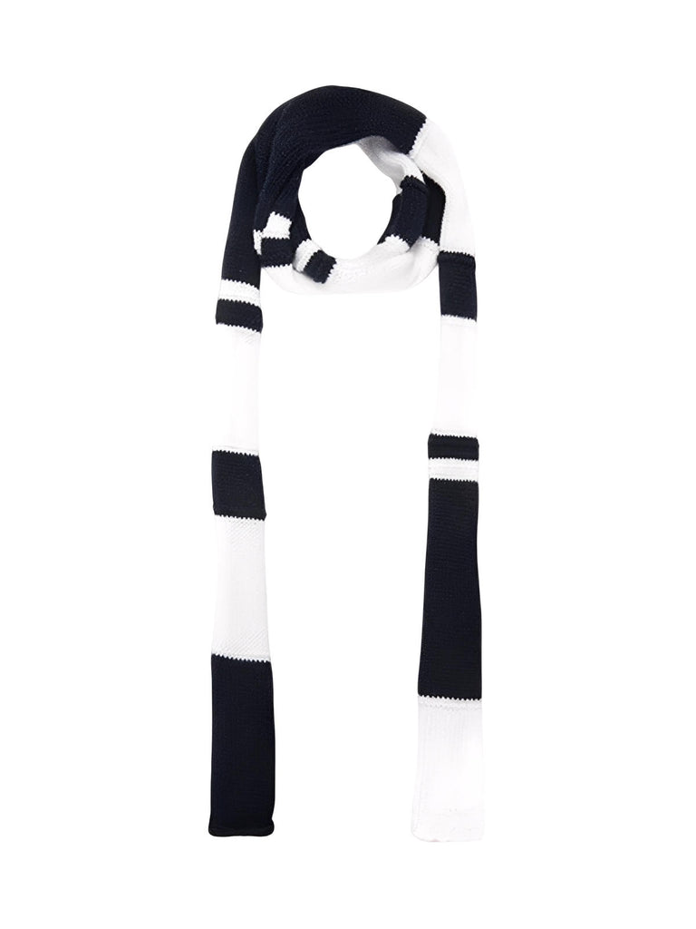 Sciarpa sottile a righe, design coreano, lavorata a mano, leggera e lunga, accessorio invernale da donna, modello Parisa