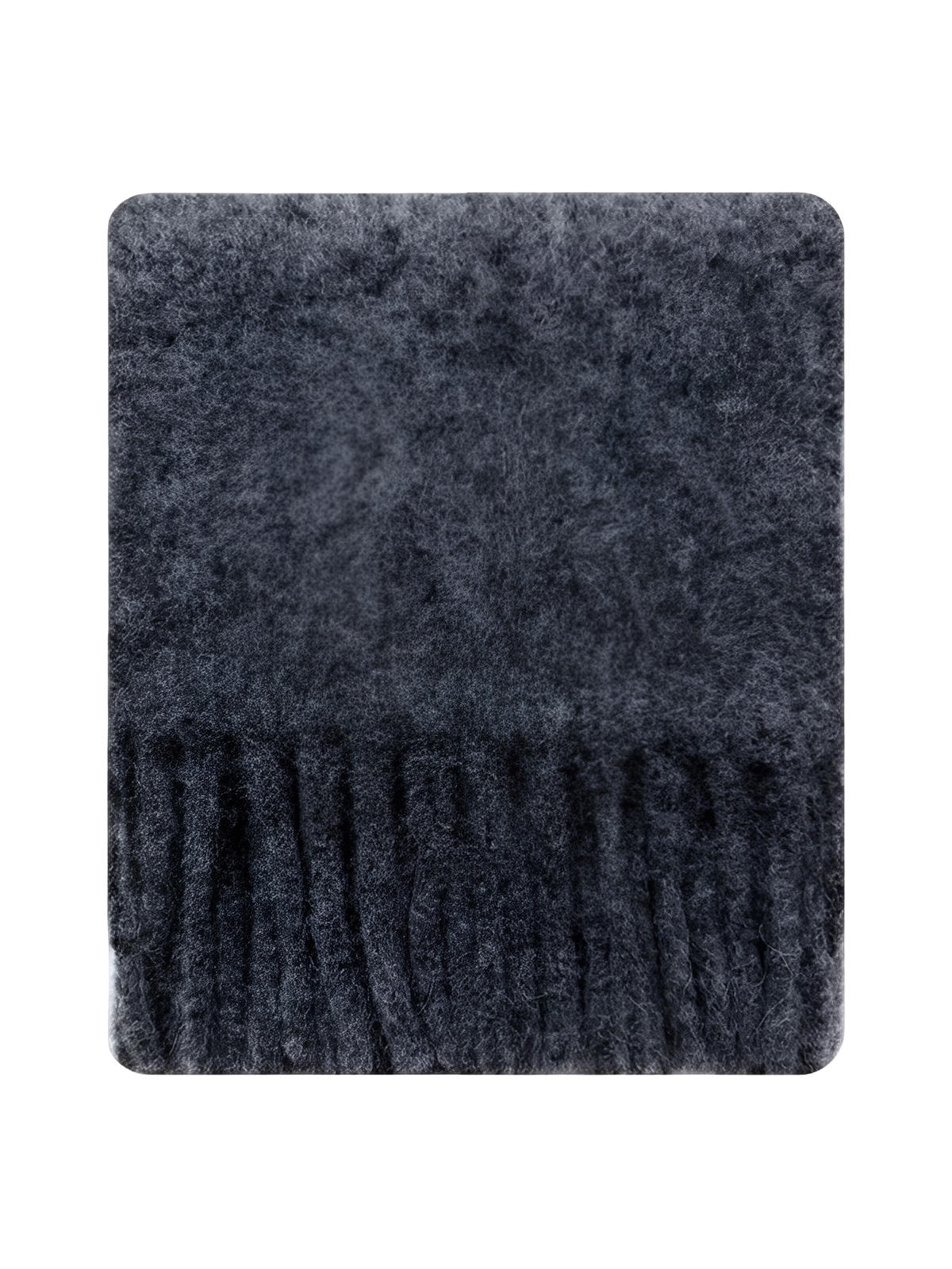 Sciarpa lunga da donna invernale, lana di alpaca morbida, sciarpa calda con frange, accessorio cocooning per l'inverno, sciarpa soffice tinta unita, modello Laorie