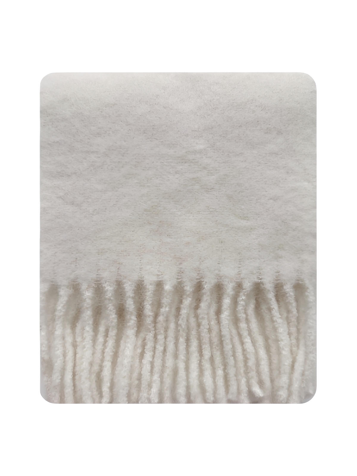 Sciarpa lunga da donna invernale, lana di alpaca morbida, sciarpa calda con frange, accessorio cocooning per l'inverno, sciarpa soffice tinta unita, modello Laorie