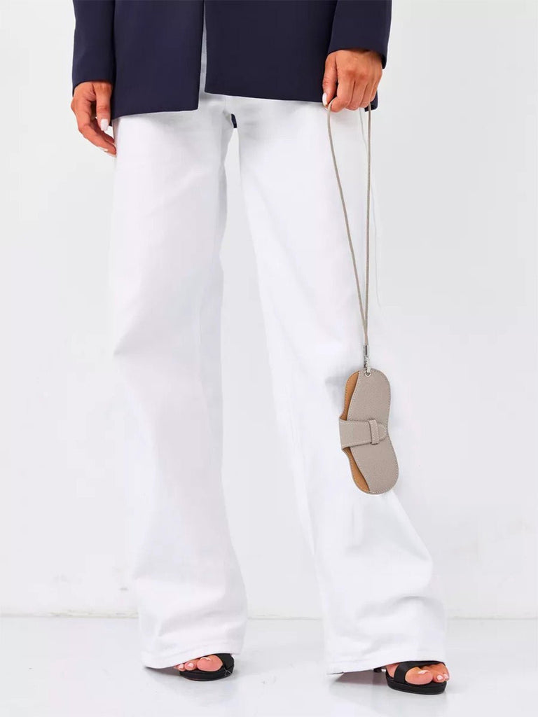 Étui lunettes simili vegan, porte - lunettes tour de cou, étui souple compact, accessoire lunettes mode, pochette lunettes femme, modèle Evelina - Coffret - Gris