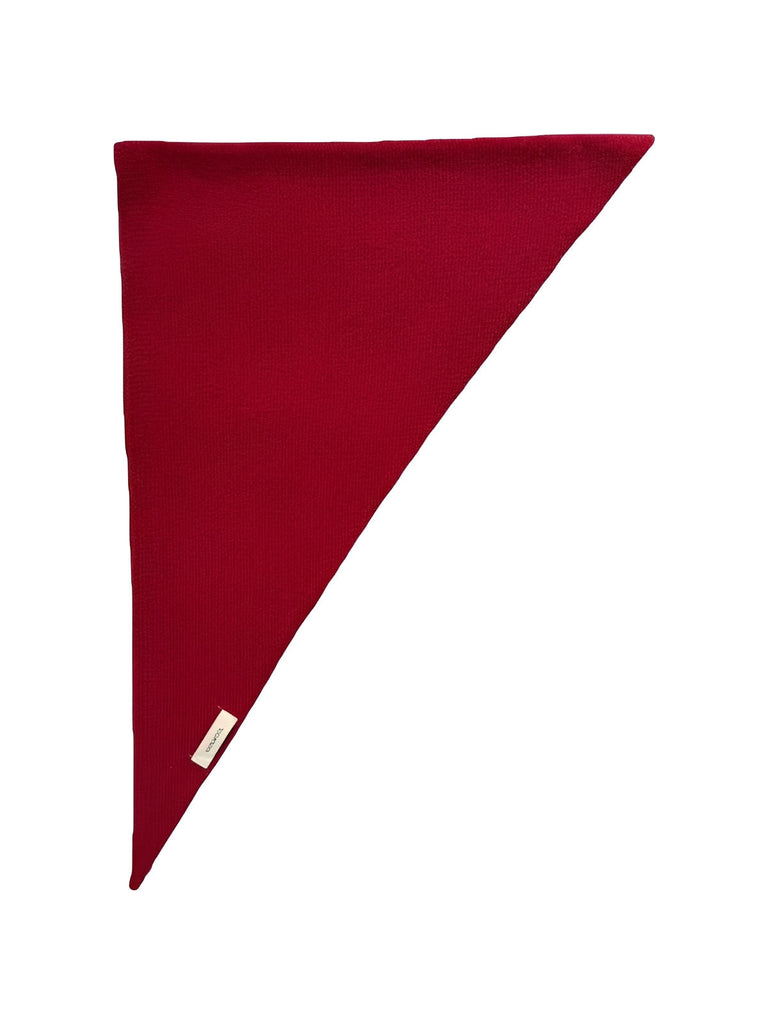 Foulard con cappuccio in lana, foulard triangolare da annodare, copricapo morbido e caldo, accessorio in lana per l'inverno, foulard stile rétro moderno, modello Lasmi