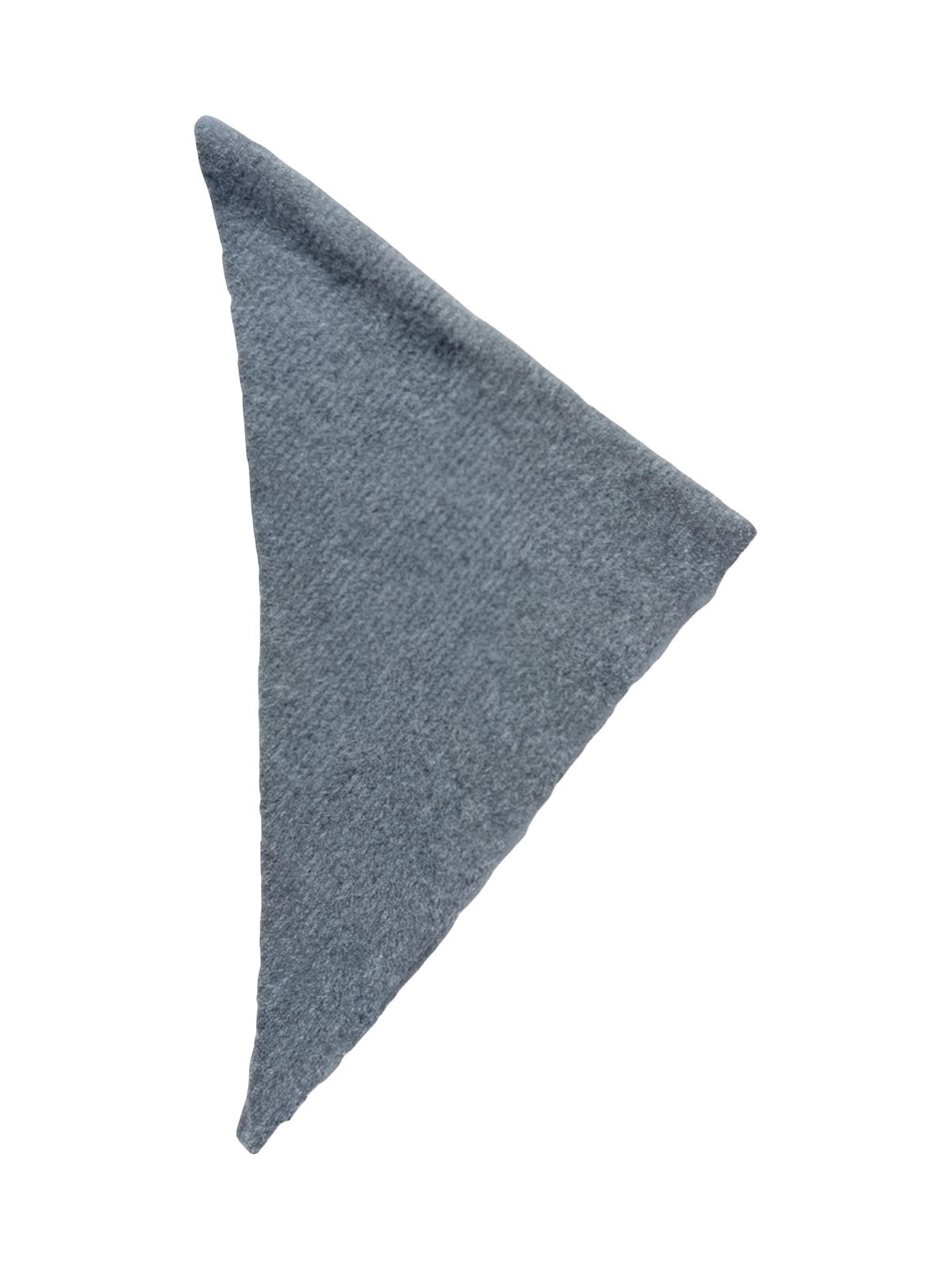 Foulard triangolare in lana mista, sciarpa corta calda per l'inverno, scaldacollo morbido donna uomo, design geometrico originale, accessorio elegante per l'autunno, modello Ouline